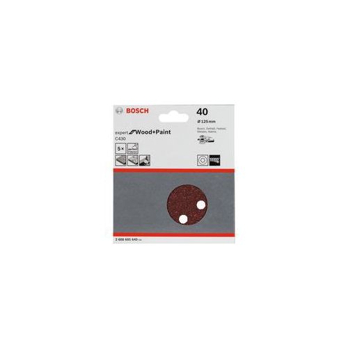 Schleifblatt C430 Expert for Wood and Paint, Ø 125mm, K40 5 Stück, für Exzenterschleifer