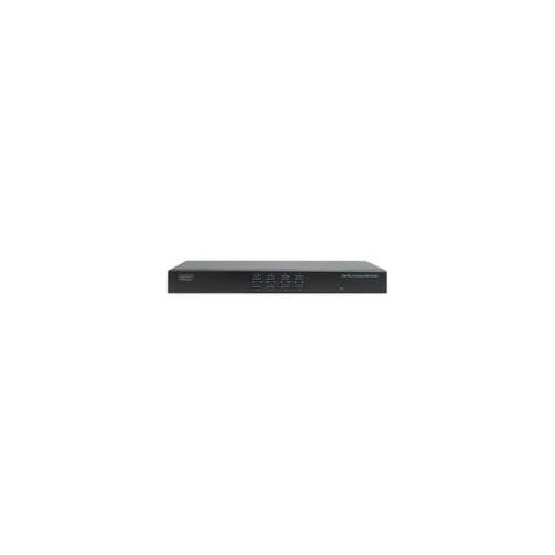 KVM Switch USB/PS2 8port, KVM-Switch schwarz