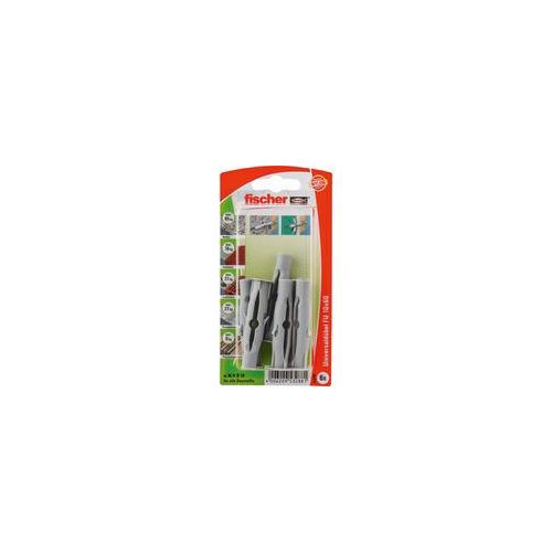 Universaldübel FU 10x60 K grau, 6 Stück