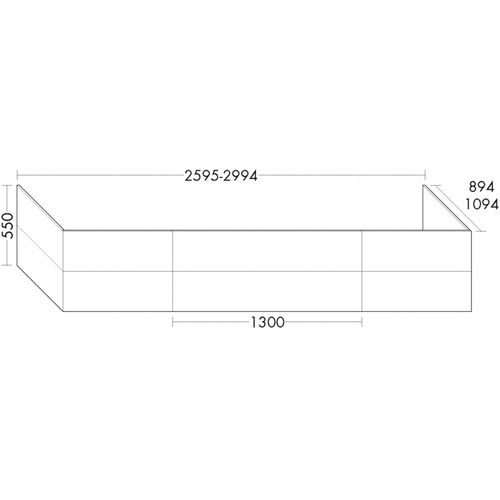 Burgbad Wannenverkleidung Weiß Matt, SEVO275F0091F0797 SEVO275F0091F0797