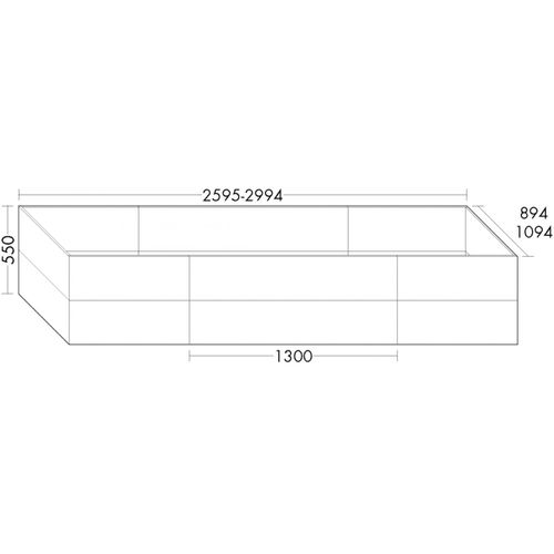 Burgbad Wannenverkleidung Weiß Matt, SEVQ275F0091F0797 SEVQ275F0091F0797