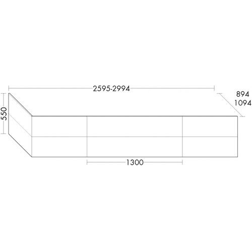 Burgbad Wannenverkleidung Weiß Matt, SEYA275LF0091F0797 SEYA275LF0091F0797