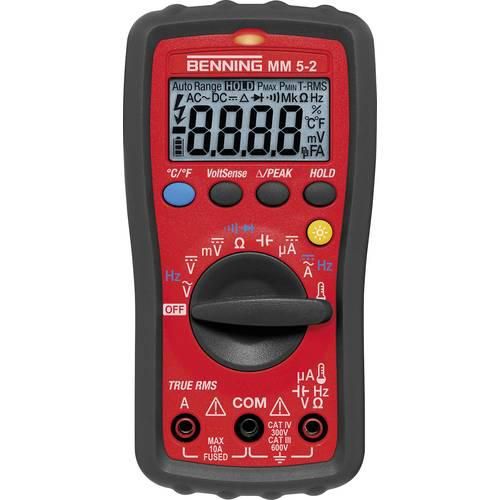 Benning MM 5-2 Hand-Multimeter kalibriert (ISO) digital CAT III 600 V, CAT IV 300 V Anzeige (Counts): 6000