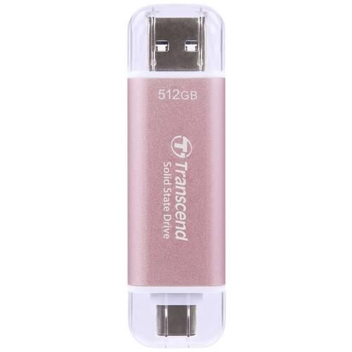 Transcend 512 GB SSD-Flash-Stick USB-C® 10Gbps TS512GESD310P