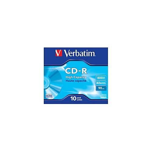 Verbatim DataLife - CD-R x 10 - 800 MB - Speichermedium