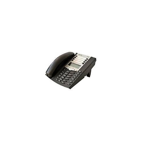 Mitel 6730a - Telefon mit Schnur mit Rufnummernanzeige - holzkohlefarben