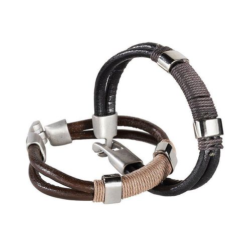 Firetti Armband Set »coole Optik«, (Set, 2 tlg.)