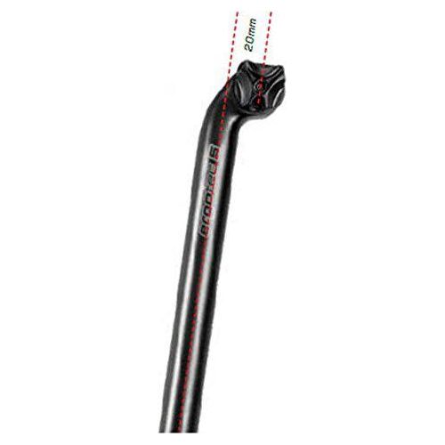ErgoTec Sattelstütze Viper 20 schwarz-sand 27.2 x 400 mm