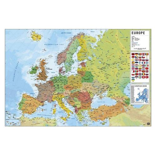 Poster Europakarte