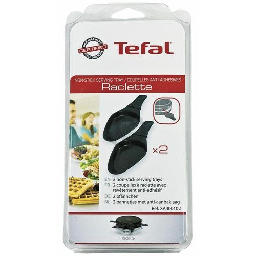 Tefal – seb 2 ovale, beschichtete Pfanne, Raclettepfannen für Raclette RE5700 – Nr.: XA400102 -auslauf-