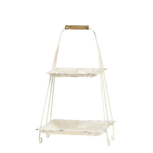 Chic Antique Etagere mit Henkel, 54x31x31 cm