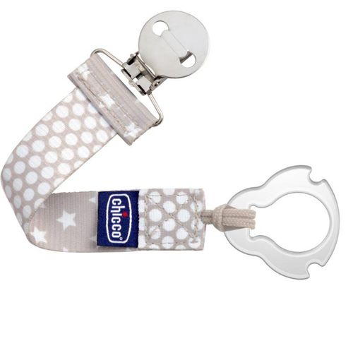 Chicco Fashion Clip Neutral dummy clip 1 pc