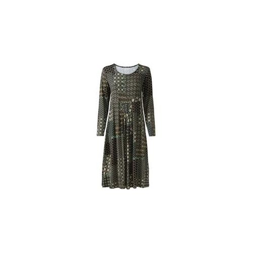 Viskose-Mix-Kleid, Druck sand, 40