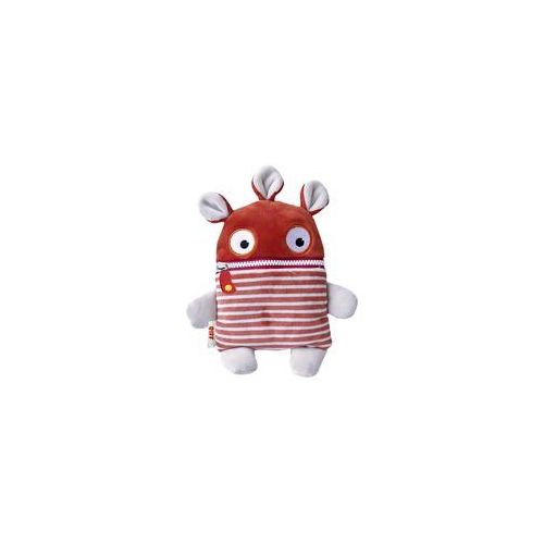 Sorgenfresser Biff , Kuscheltier rot/weiß, 28 cm