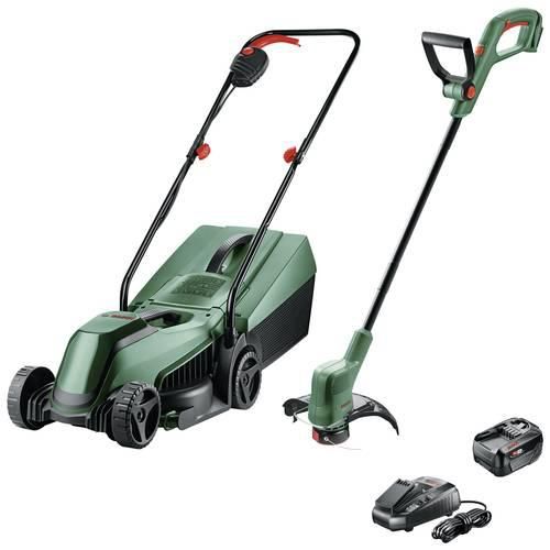 Bosch Home and Garden EASYMOWER+EASYGRASSCUT 18 Akku Rasenmäher B-Ware (Vorführware / sehr gut) inkl. Akku, inkl. Akku-Rasentrimmer 18 V Schnittbreite (max.)