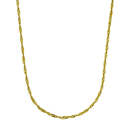 Fascination by Ellen K. Halskette Gold 375 Singapurkette 43cm