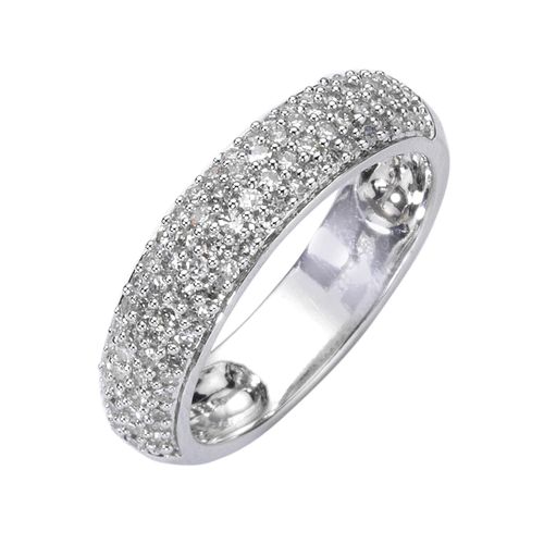 Diamonds by Ellen K. Ring Gold 585 mit 90x Diamant zus. 0,50ct.