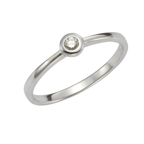 Orolino Ring 750 Gold 1x Brillant 0,07ct.