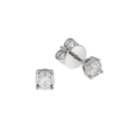 Diamonds by Ellen K. Ohrstecker 585/- Weißgold Brillant 0,20ct.