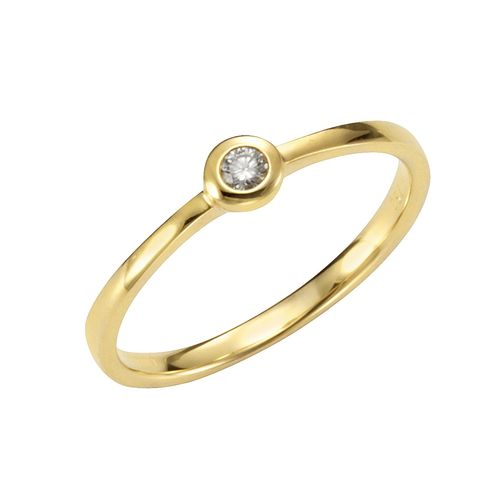 Orolino Ring Gold 750 mit Brillant 0,05ct.