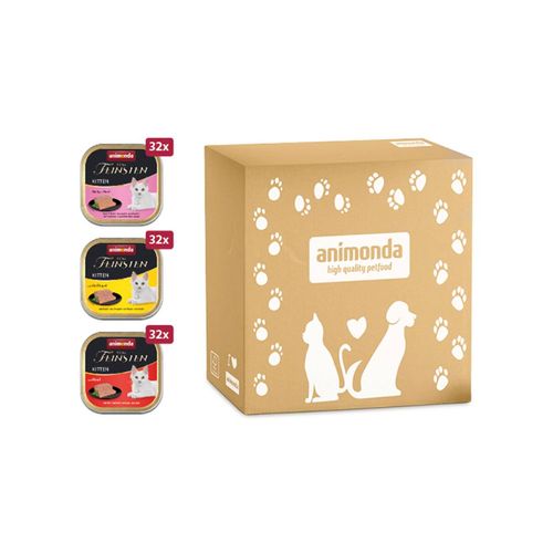 animonda vom Feinsten Kitten Megapack 3x32x100g