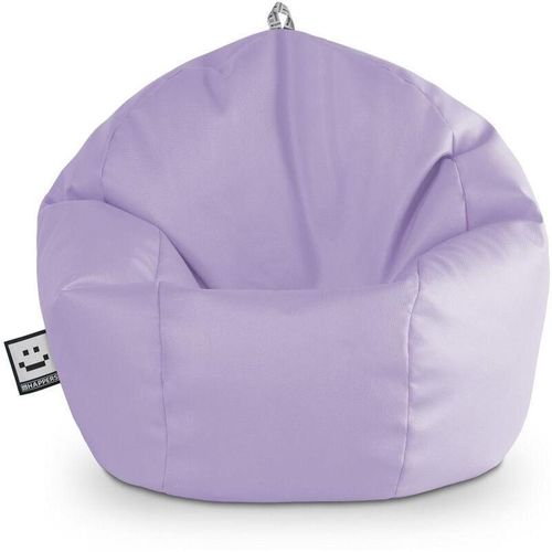 Sitzsack für Kinder aus Kunstleder Lavendel Uni-Größe Lavendel – Lavendel