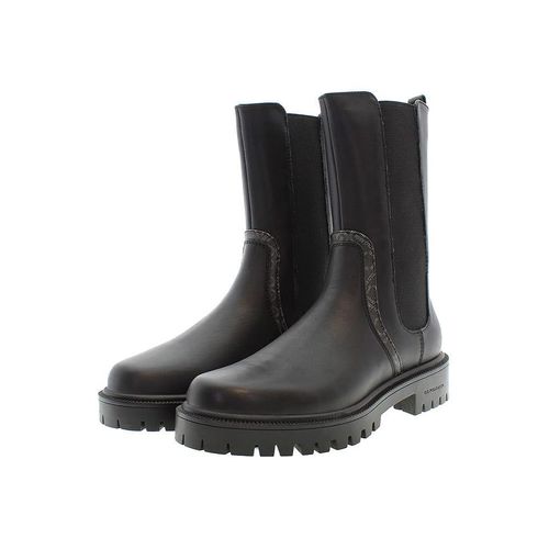 U.S. Polo Assn. Leder-Chelsea-Boots in Schwarz - 36