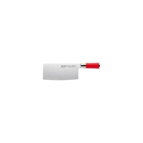 Red Spirit Chinesisches Kochmesser "Slicing", 18cm rot/silber