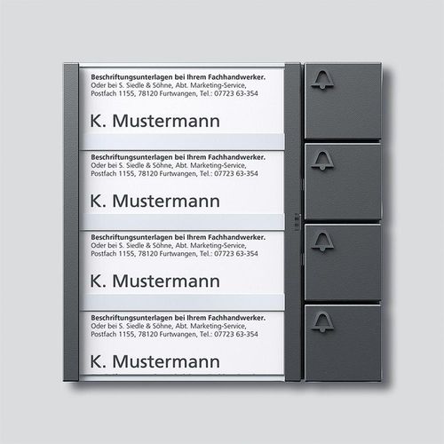 SIEDLE TM 612-4 DG Tasten-Modul
