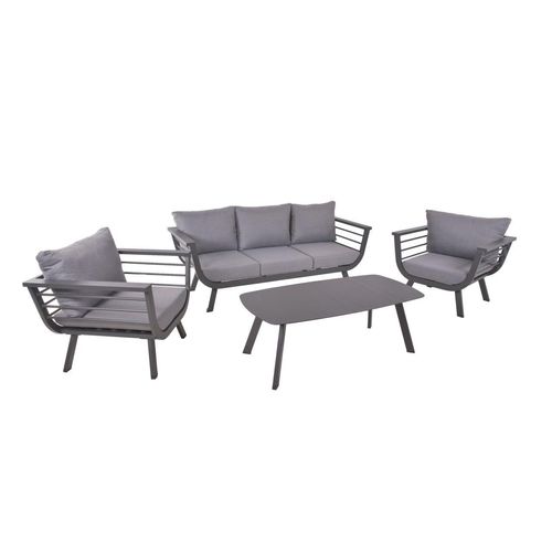 Garden Pleasure Lounge-Gruppe ELIA, 4-tlg., 3-Sitzer Sofa