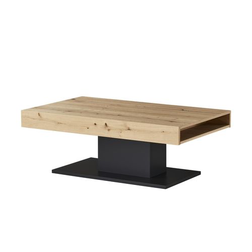 Couchtisch - holzfarben - Materialmix - 75 cm - 43 cm - Möbel Kraft