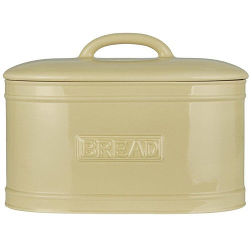 IB Laursen Brotkasten Brotbox oval aus Keramik, wheat straw
