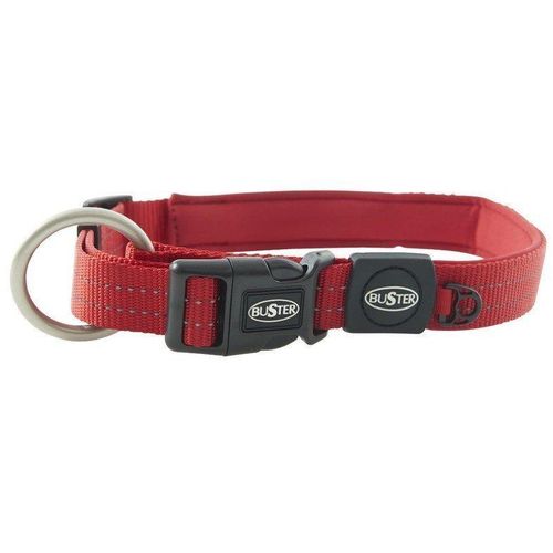 Buster Neopren Halsband für Hunde, XL (63-70 cm), rot