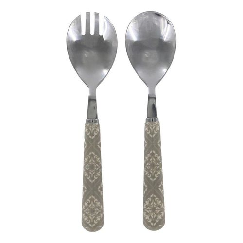Chic Antique Linas Salatbesteck mit Muster im Set, 21 cm