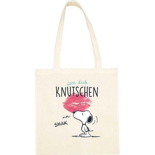 PEANUTS - SHOPPING BAG "Lass dich Knutschen"