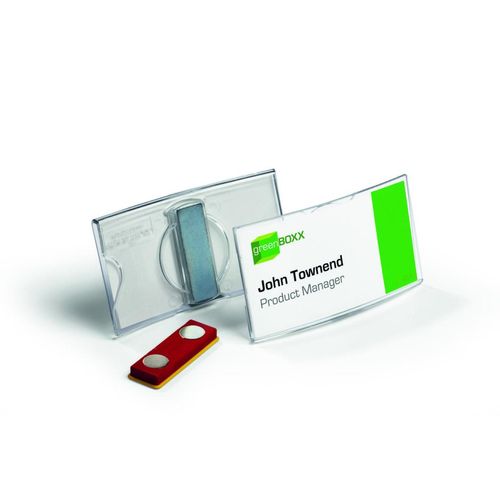 DURABLE Namensschilder transparent 7.5 cm x 4 cm