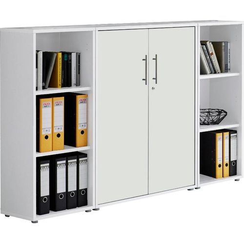 BMG Möbel Büro-Set »Tabor«, besteht aus 1 Schrank und 2 Regalen