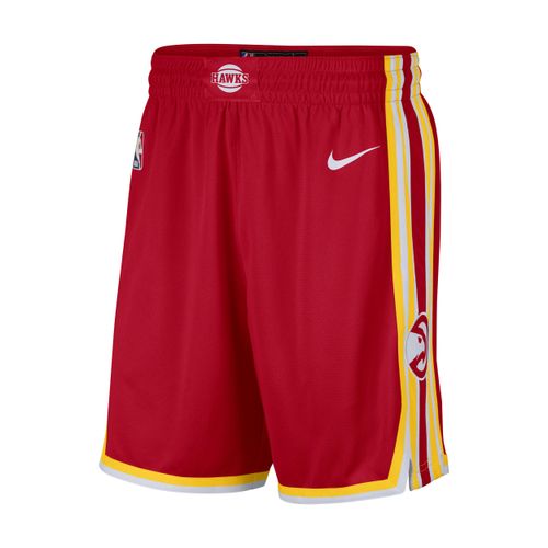 Hawks Icon Edition 2020 Nike NBA Swingman Shorts für Herren - Rot