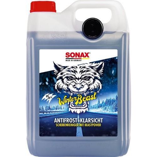 SONAX WinterBeast AntiFrost+KlarSicht bis -20 °C 5l Frostschutz, Scheibenreinigungsanlage 01355000