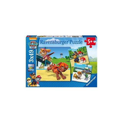 Ravensburger PAW Patrol Team auf 4 Pfoten Puzzle, 3 x 49 Teile