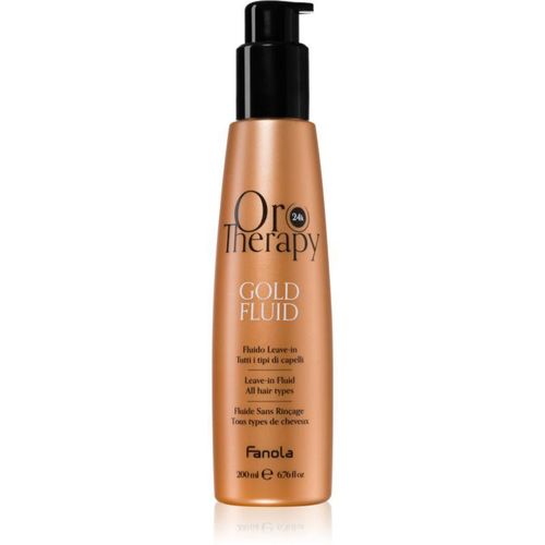 Fanola Oro Therapy Gold Fluid lait cheveux à l'or 24 carats 200 ml