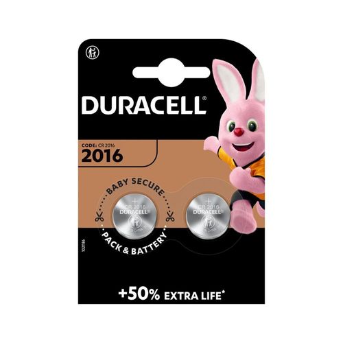 Duracell Specialty 2016 - Lithium-Knopfzelle 3 V - (CR2016 /DL2016) - 2er Pack