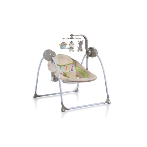 Babywippe Swing+ mit Musikfunktion, regulierbare Lautstärke, Zeitschaltuhr beige