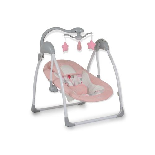 Cangaroo Babywippe elektrisch Jessica Spielbogen Musikfunktion Schaukelfunktion rosa