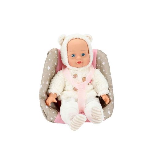 Beau Baby Baby Doll in Doll Seat 33cm