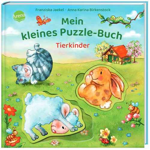 Mein kleines Puzzle-Buch. Tierkinder - Franziska Jaekel, Pappband
