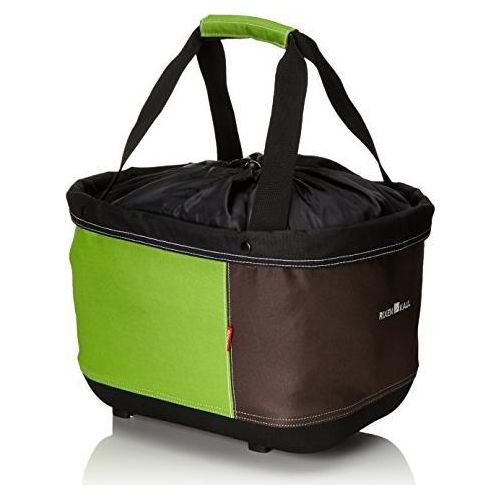 KLICKfix Shopper Alingo Lenkertasche grün/braun
