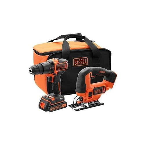 Black&decker - Black and Decker 18V Bohrer- und Bügelsägen-Kit