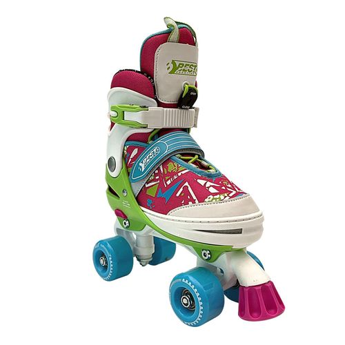 Rollschuhe pink-weiß