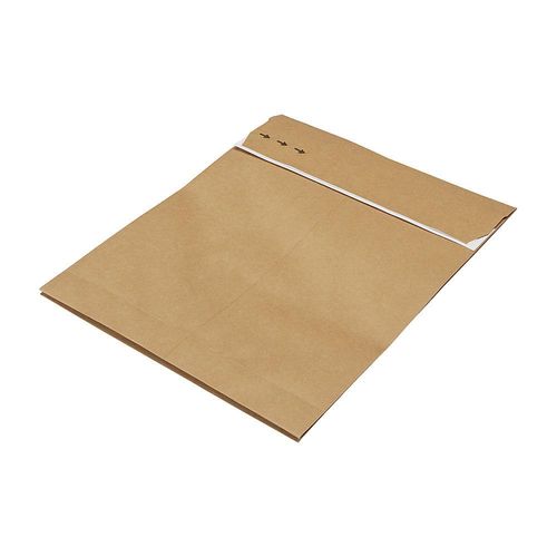 ratioform flow Faltentasche, Kraftpapier, retourengeeignet, VE 100 Stk, LxB 430 x 320 mm